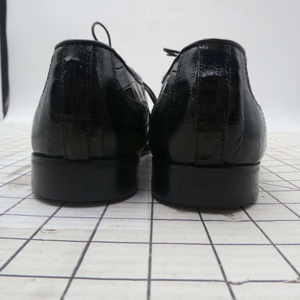 Belvedere Florence Genuine Crocodile Dress Shoes Men's Size 10.5 M Vero Cuoio - Picture 10 of 12
